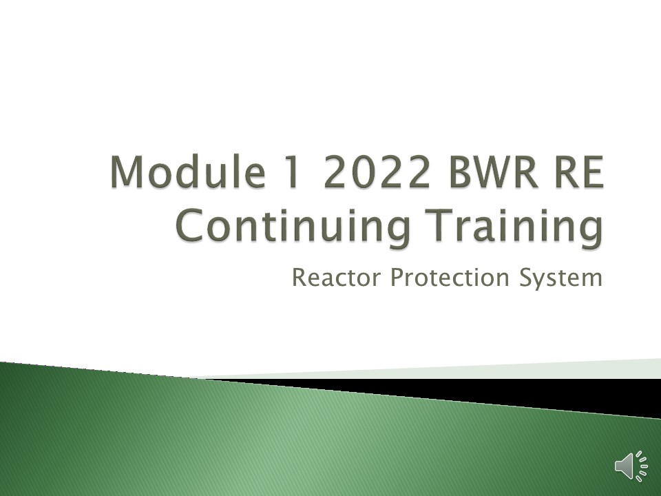 2022 BWR Module 1