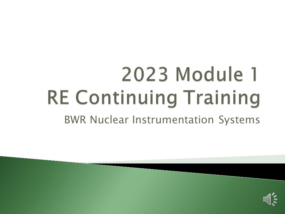 2023 BWR Module 1