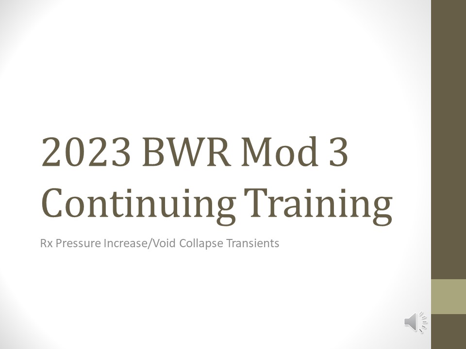 2023 BWR Module 3