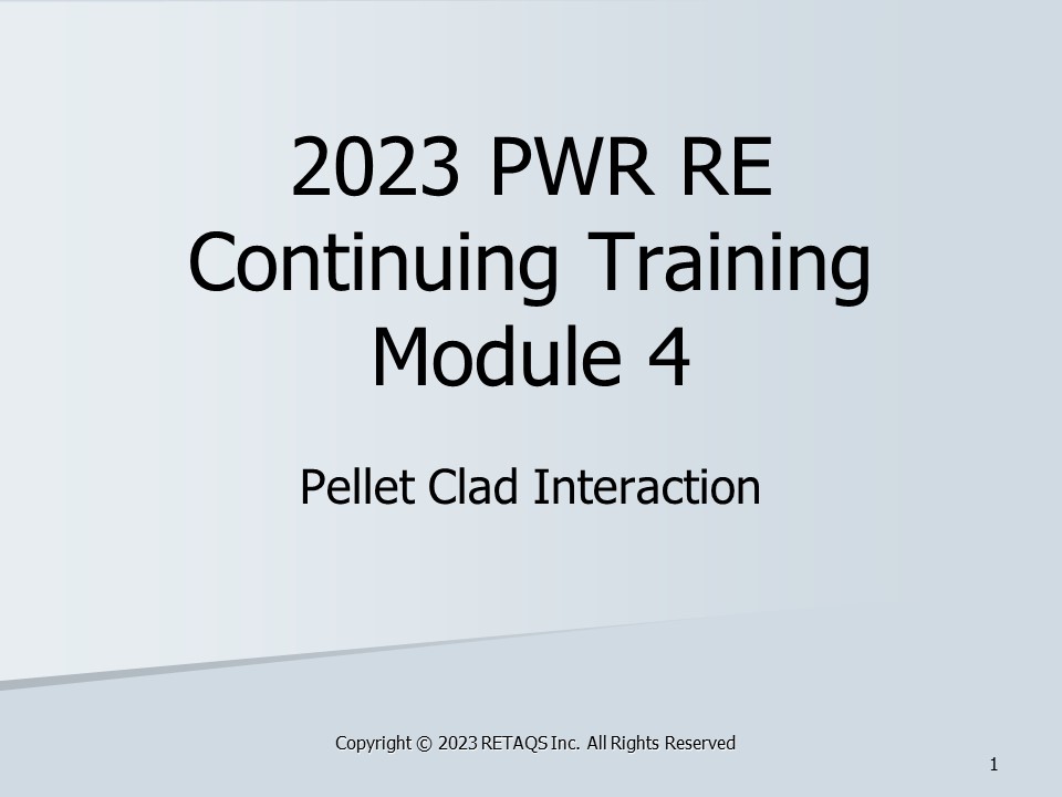 2023 PWR Module 4