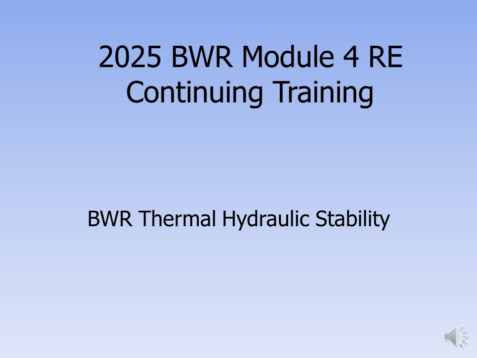 2025 BWR Module 4
