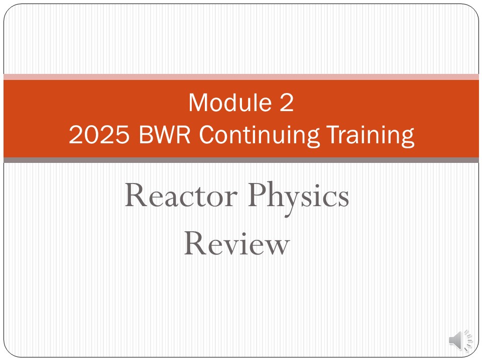 2025 BWR Module 2