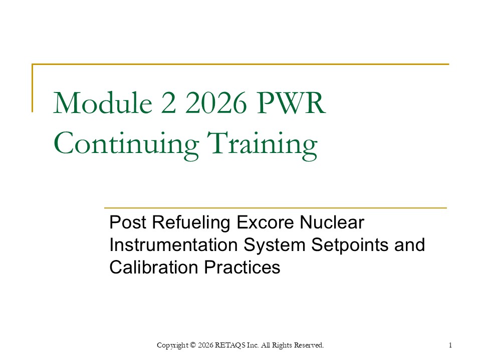 2026 PWR Module 2